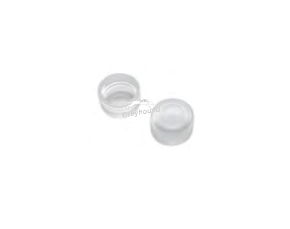 Picture of 9mm Screw Cap, Transparent Polyethylene, with thinned penetration area